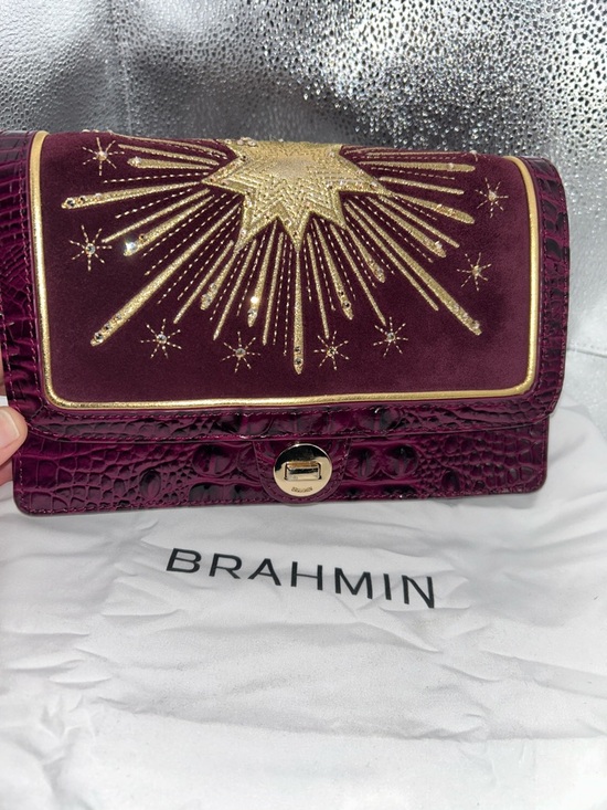 Brahmin Handbags - Brahmin Wendy Sugar Plum Revel Small Leather Crossbody